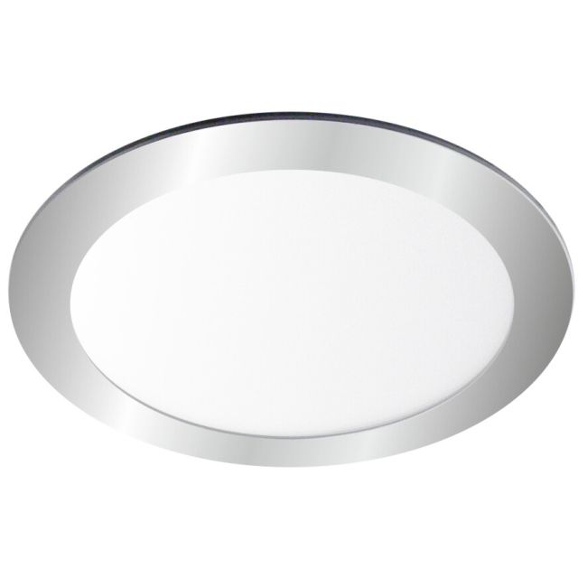 Downlight Led redondo empotrable plata 6W 4000°K 121x19mm. (Ledesma 10795)