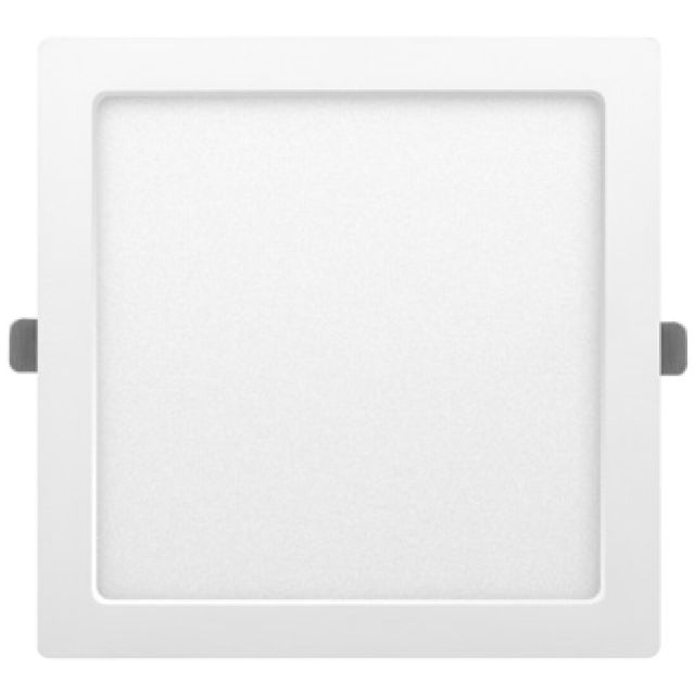 Downlight Led cuadrado empotrable o superficie Monet blanco 24W 6000°K 291x291mm. (ALG 67658)