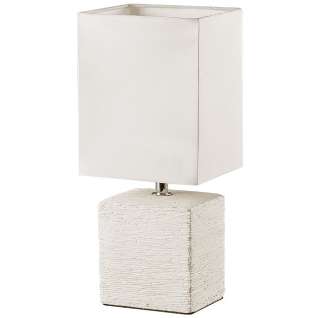 Lámpara beige cerámica de sobremesa modelo Ping E14 (Trio Lighting R50131001)