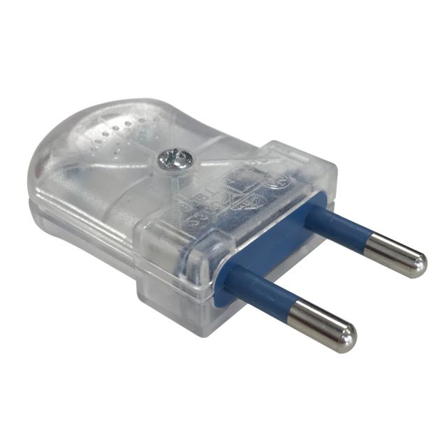 Clavija aérea bipolar sin TTL transparente 2,5A V (Koala AR4950013)