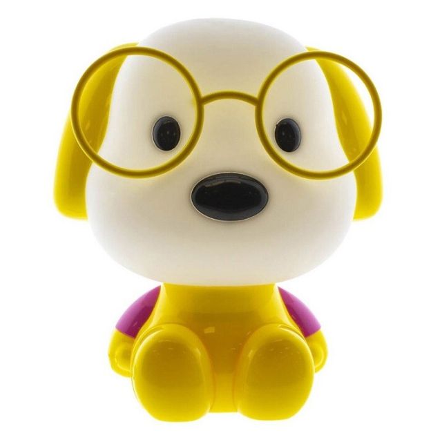Lámpara infantil perro amarilla E14 (Cristal Record 05-004-14-130)