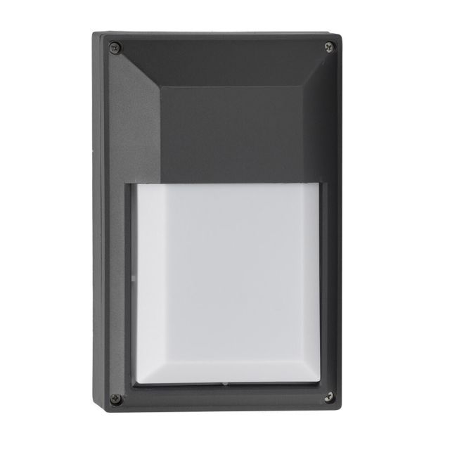Aplique de exterior 1xE27 Rafiki negro IP44 27,5x18,5 cm (Fabrilamp 105861009)