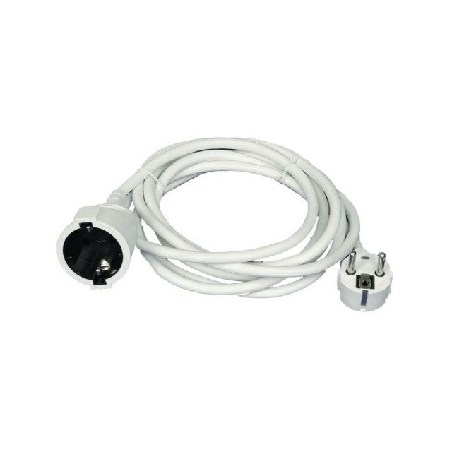 10m. prolongación manguera schuko 3x1,5mm. económica blanca 16A (GSC 0100044)