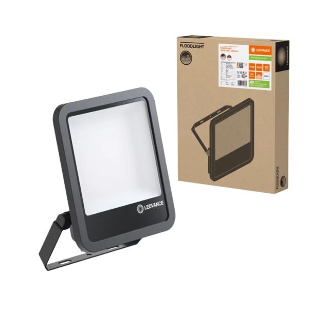 Proyector exterior Led Floodlight negro 100W 4000K IP66 (Ledvance 306280)