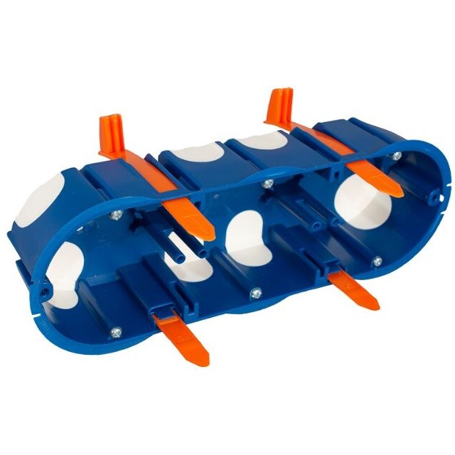 Caja universal de mecanismos eficiente 3 elementos con fijación por bridas (Solera 5825E)