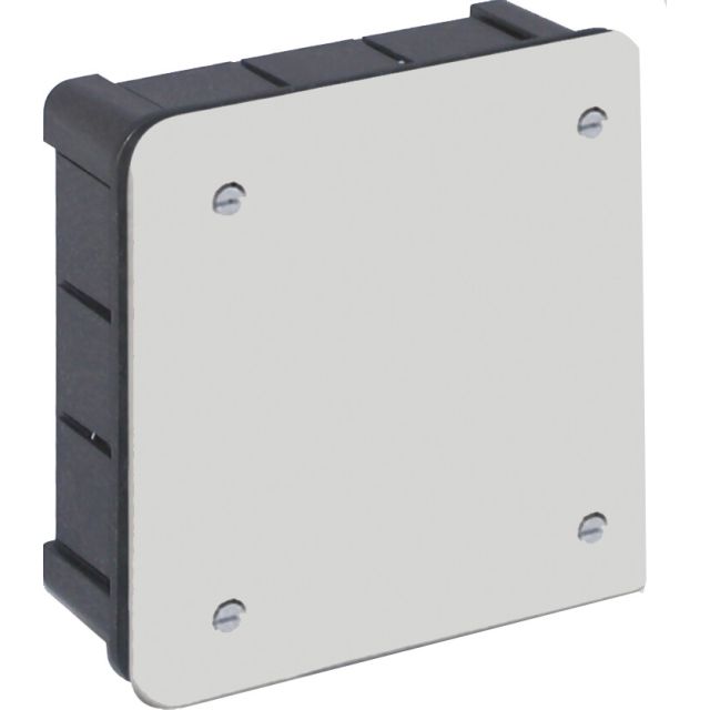 Caja de empalme y derivación de empotrar con tapa y tornillos 65x200x200mm. (Solera 320)