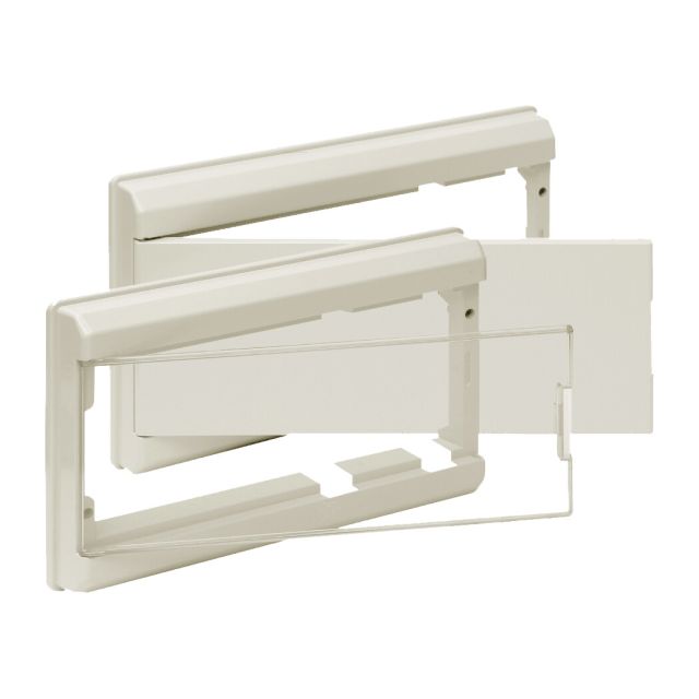 Marco y puerta para caja ICP y distribución marfil (Solera 5223)