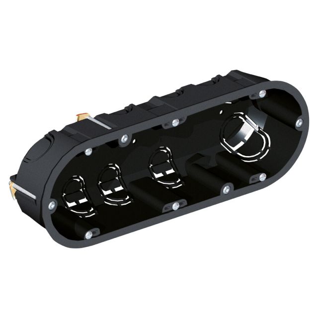 Caja 3 elementos para tabiques huecos 218x68x42mm.  (Solera 5825)