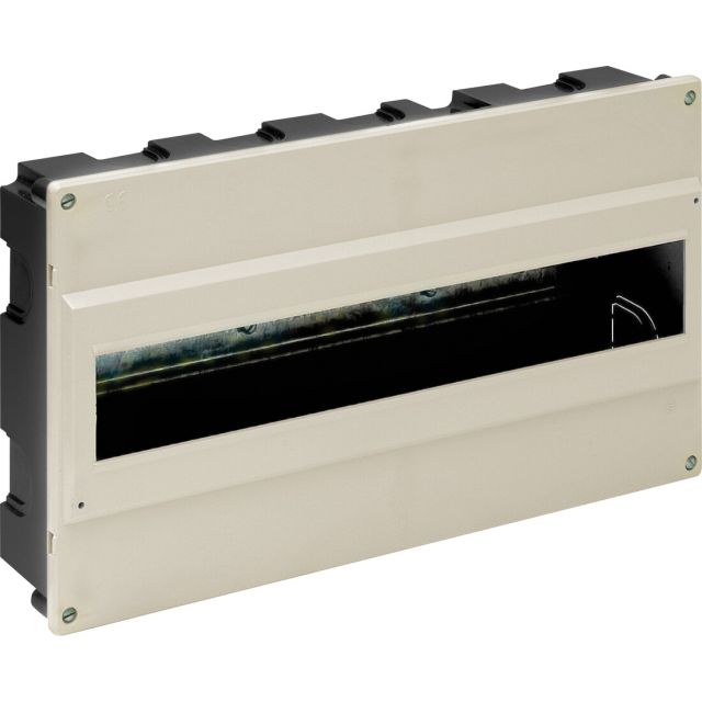 Caja para distribución de empotrar hasta 18 elementos 348x188x55mm. (Solera 685)