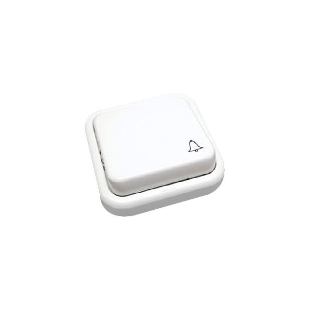 Pulsador campana marfil serie Kristal (Fontini 20-310-01-0)