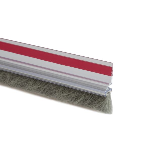 1 m. burlete adhesivo de pelo para suelo desnivelado (Köppels B1001T) (Bolsa con solapa)