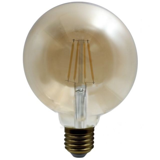 Bombilla LED globo cristal Golden Ø125 E27 12W 3000K (B&B 121169)