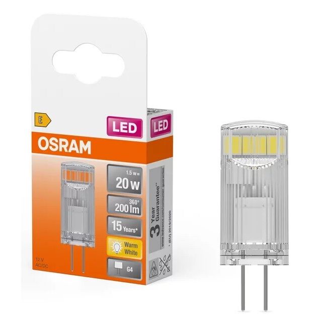 Lámpara Led G4 1,8W 2700°K 200Lm (Osram 4058075431966)