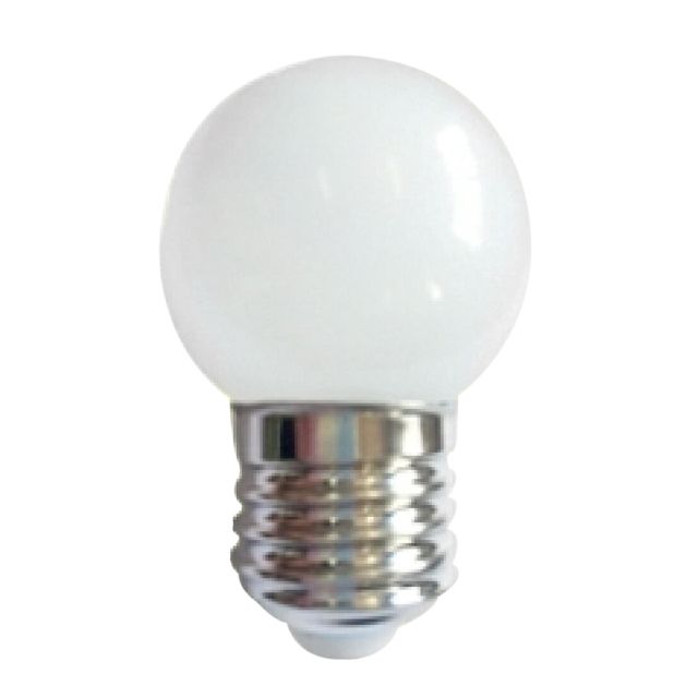 Lámpara Led esférica blanca E27 1W 3000K (GSC 200605013)
