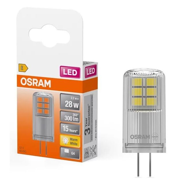 Lámpara Led G4 2,6W 2700°K 300Lm (Osram 4058075431997)
