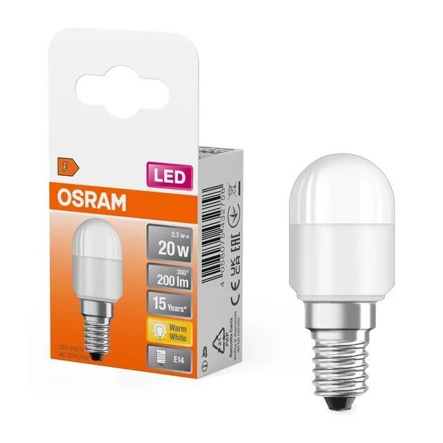 Lámpara pebetera Led Special T26 E14 2,3W 2700°K 200Lm (Osram 4058075432758)