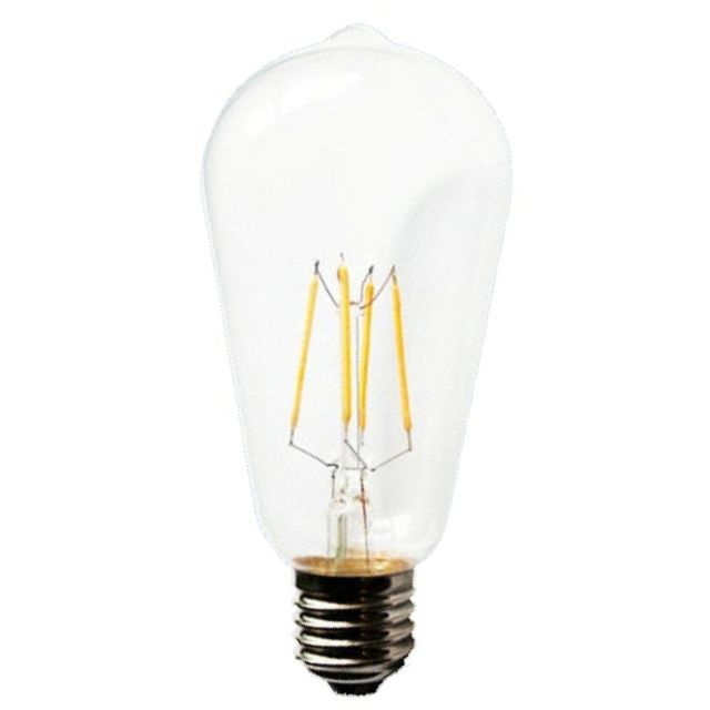 Lámpara pera cristal Led E27 4W 2800°K 400Lm (F-BRIGHT 2601910)