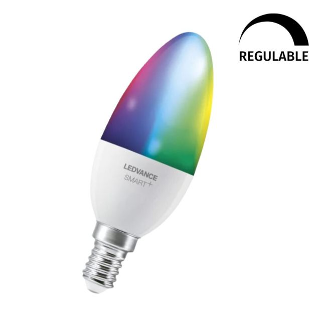 Lámpara vela Smart RGB 2700°K a 6500°K (Ledvance 485570)