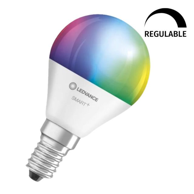 Lámpara esférica Smart RGB 2700°K a 6500°K (Ledvance 485631)