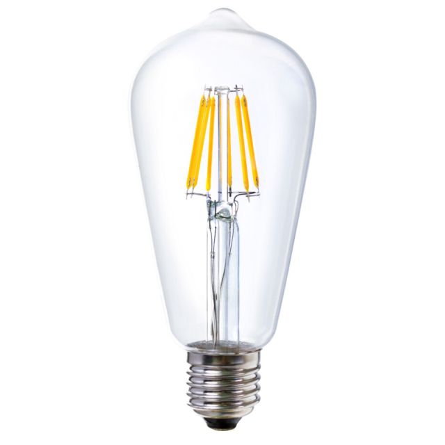Lámpara pera cristal Led E27 6W 3000°K 650Lm (Ledesma 09365)