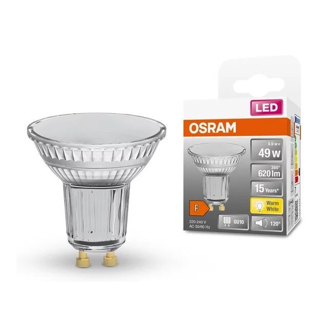 Lámpara Led Star GU10 6,5W 2700°K 575Lm 120° (Osram 4058075431751)
