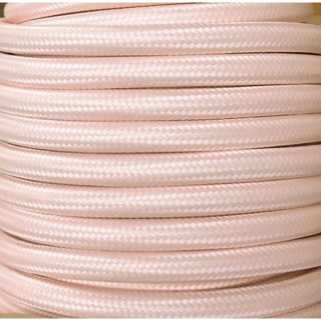 Tira 5 metros cable textil decorativo maquillaje liso mate (CIR62CM02)