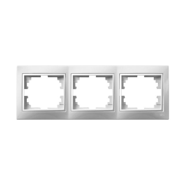 Marco 3 elementos blanco serie Europa Solera (ERP73U)
