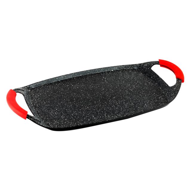 Plancha de cocina full inducción de aluminio 36x23,5 cm. (Vier 518-36)