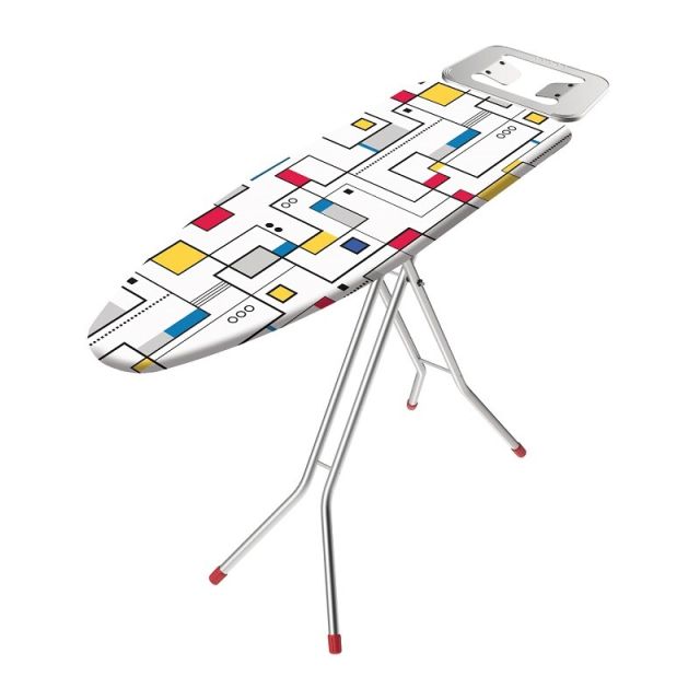 Tabla de planchar Alfa con funda de algodón 33x110cm (GARHE 19738)