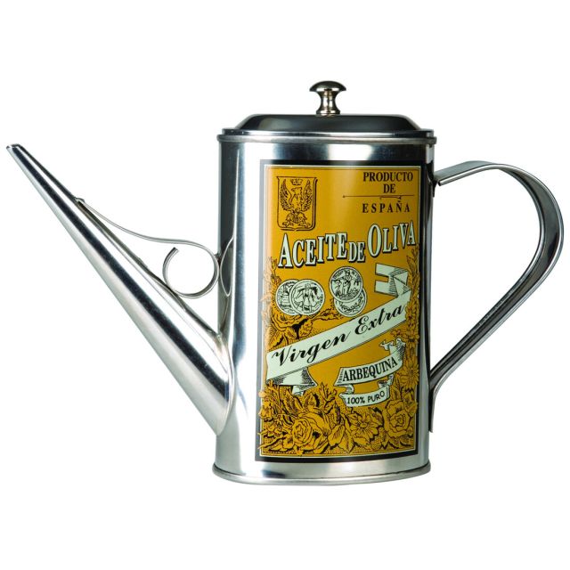 Aceitera "Arbequina" de acero inoxidable 18/10 0,5 L (Ibili 705105)