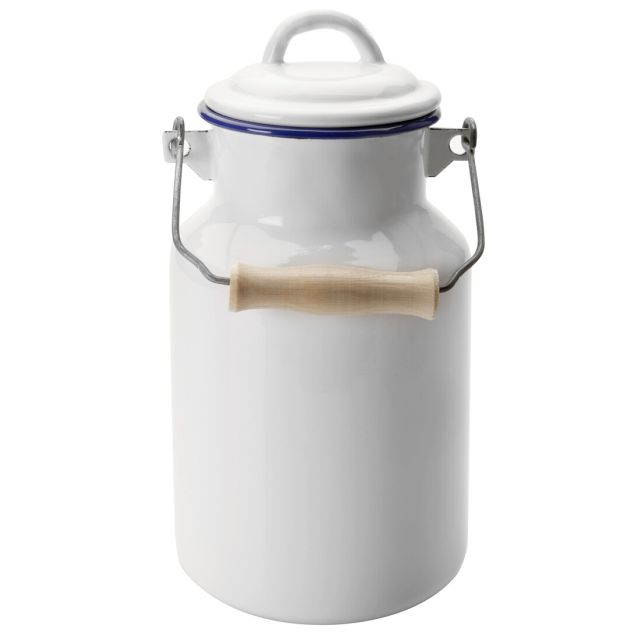 Lechera de acero esmaltado vitrificado 1 L (Ibili 904301)