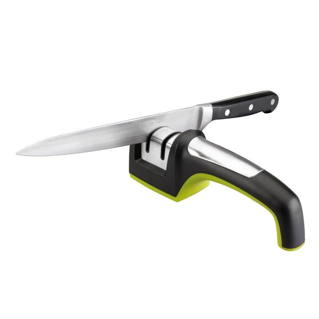 Afilador de cuchillos de piedra de cerámica y diamantes (Ibili 783700)