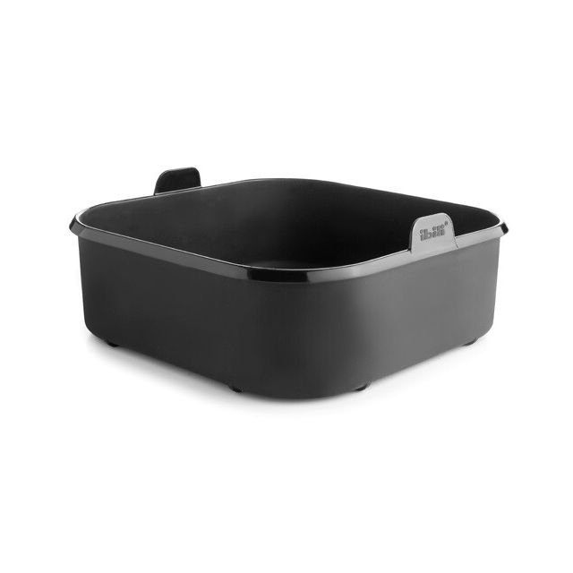 Bandeja cuadrada de silicona para freidora de aire  20 x 20 x 7 cm. (Ibili 876220)