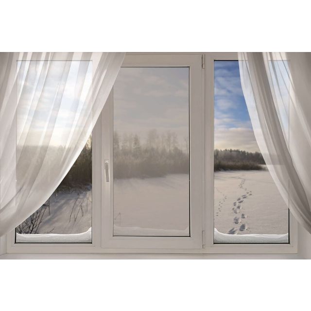 Minirollo vinilo adhesivo cristal privacidad 75x150cm c/cutter (Dintex 71874)