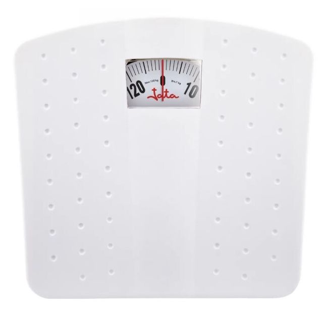 Báscula de baño analógica blanca Máx. 130Kg (Jata 70)