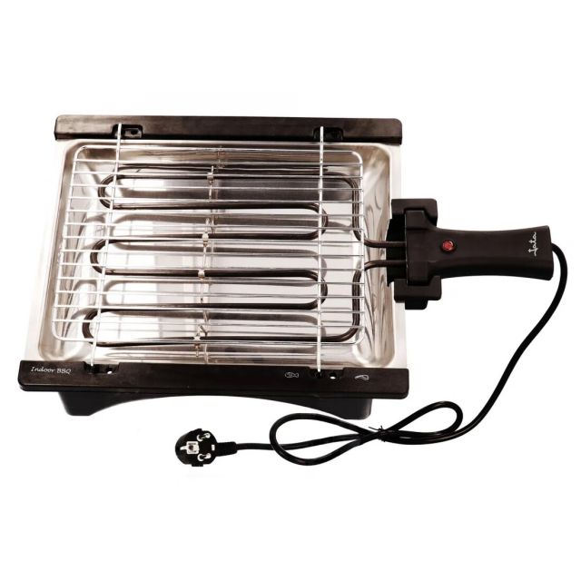 Barbacoa eléctrica dos alturas desmontable inox 2000W (Jata BQ95)