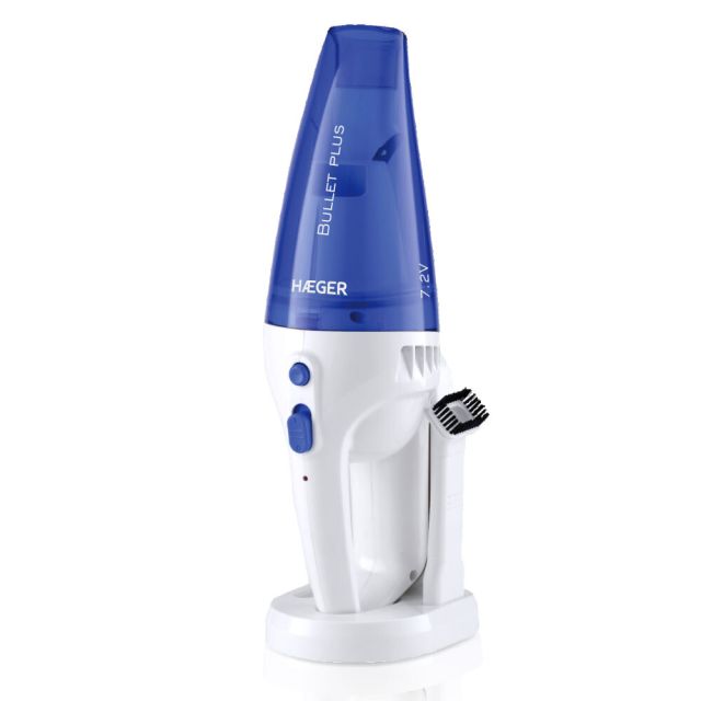 Aspirador de mano recargable líquidos y sólidos Bullet Plus 45W (Haeger PV-45G.004A)