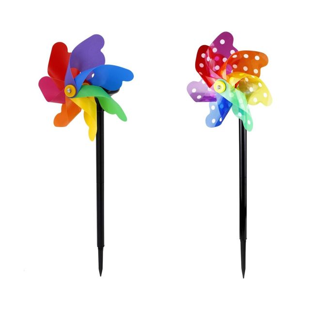 Molino de viento Led solar con luz (Galix G2307)