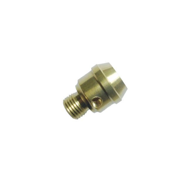 Prensacables metálico dorado 21,5x17,5mm. (F-Bright 1300422)