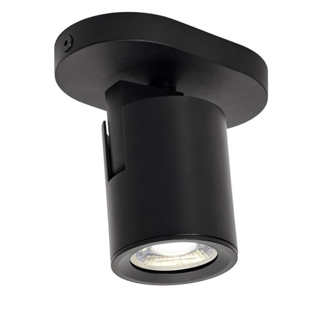 Foco de aluminio serie Tonik negra GU10 (Jueric 10294)