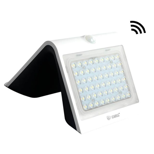 Aplique solar LED Lukulu blanco con sensor 4W 6000K (GSC 200210011)
