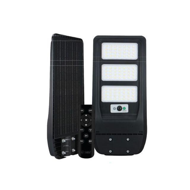 Farola solar LED Buat con sensor crepuscular y movimiento 14W 6500K IP65 (GSC 201635015 )
