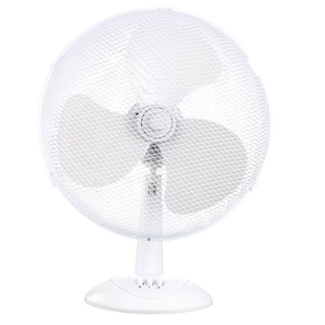 Ventilador de sobremesa oscilante blanco 20cm (GSC 005000728)
