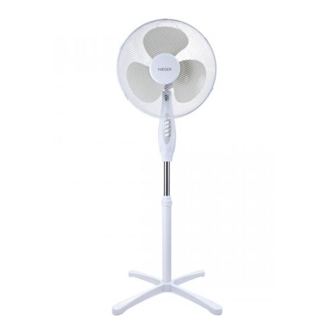 Ventilador de pie oscilante 3 velocidades 45W ø40cm (Haeger SF-16W.011A)
