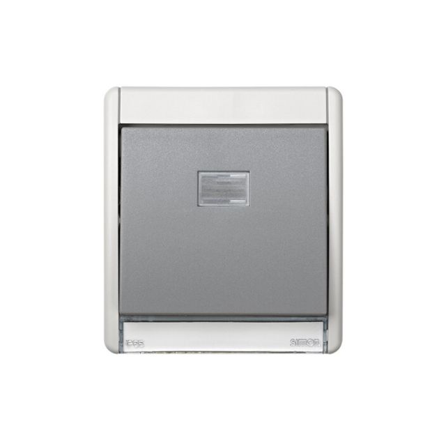 Marco con tecla individual Simon 44 Aqua (4400010-035)