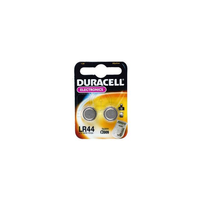 2 uds. pilas de botón Duracell LR44 1,5V (Blíster)