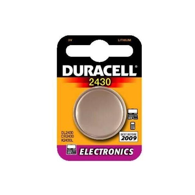 1 ud. pila de botón Duracell CR2430 3V (Blíster)