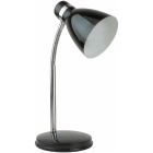 Flexo de sobremesa acabado metálico E14 14,5x35cm. negro (F-BRIGHT 1950090-N )