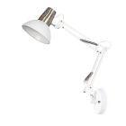 Aplique de pared tipo flexo modelo Zulu E27 blanco (GSC 204200027)