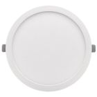 Downlight Led redondo empotrable o superficie Monet blanco 24W 6000°K 290x13mm. (ALG 67654)